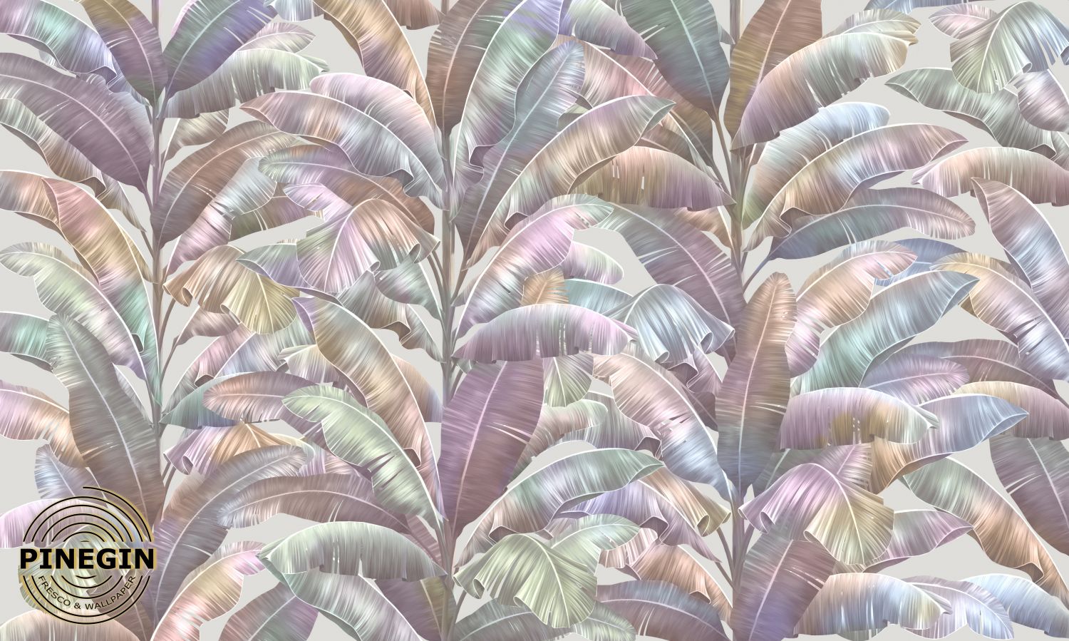 Фрески «Разноцветные пальмовые листья »