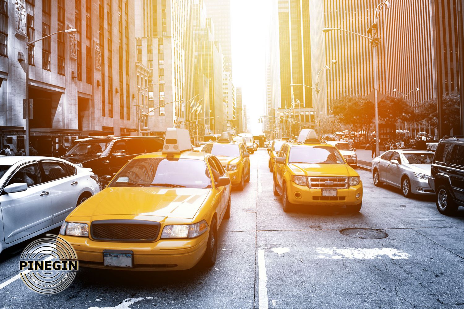 Фрески «На такси по Нью-Йорку»