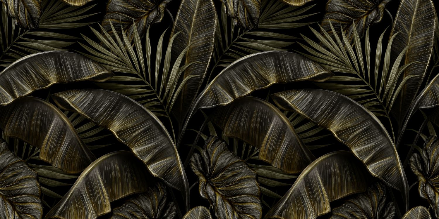 Фрески «Темные пальмовые листья»