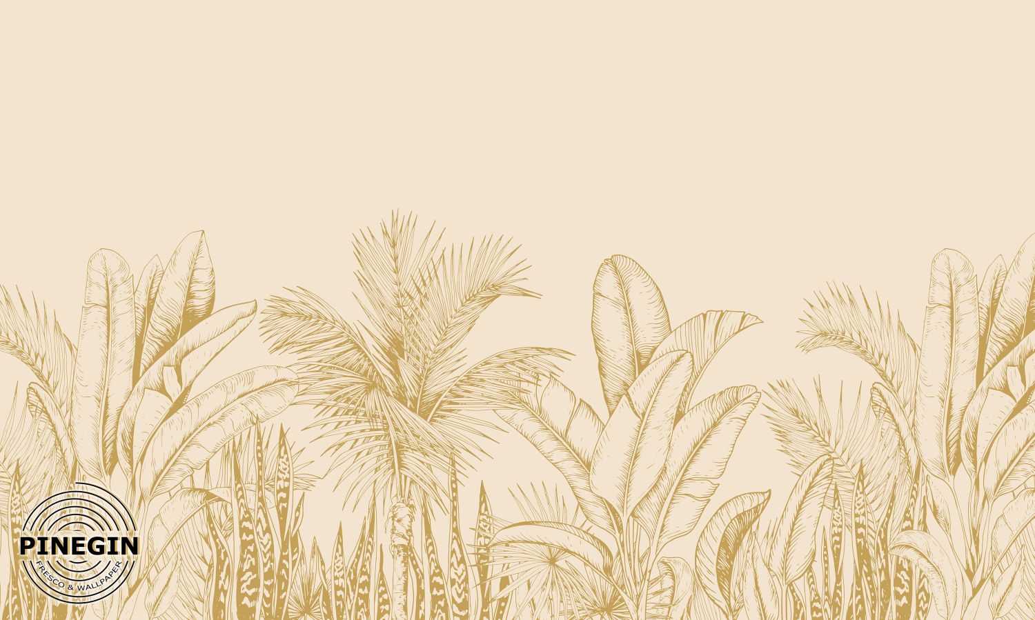 Фрески «Тропические пальмы GL56»