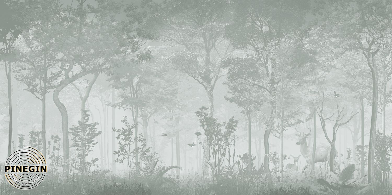 Фотообои «Лес в тумане»