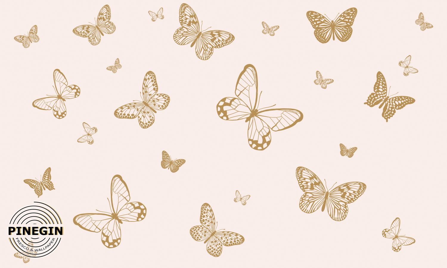 Фрески «Золотые бабочки »