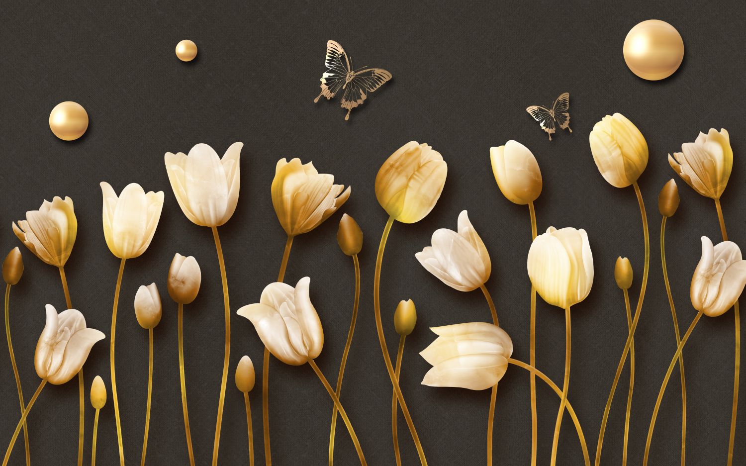 Фрески «Тюльпаны миниатюрные»