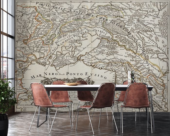 Фреска «Старинная карта Мар Неро»