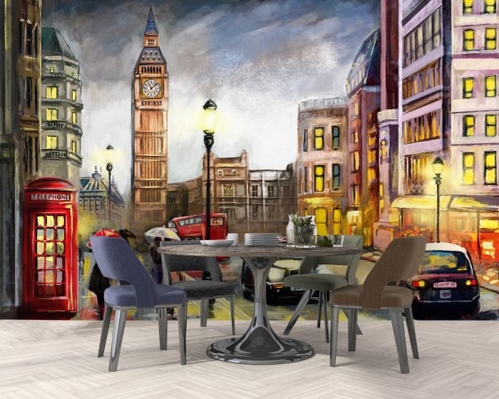 Фреска «Лондон акварелью»