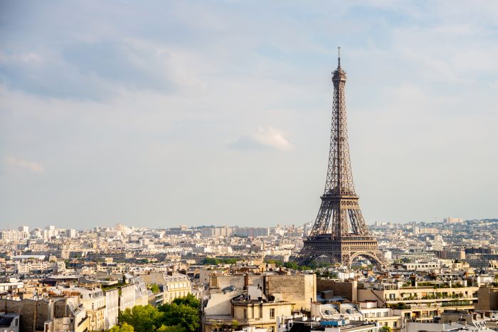 Фотообои «Париж и Эйфелева башня»