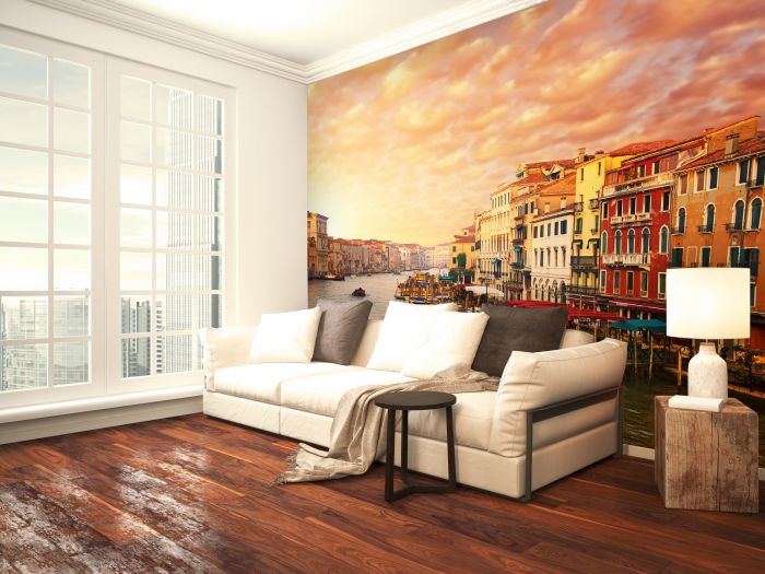 Фреска «Закат солнца в Венеции »