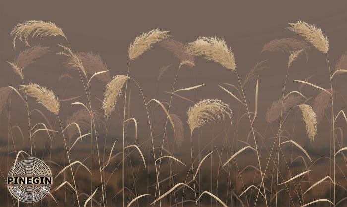 Фреска «Пампасные травы»