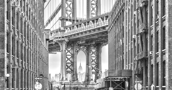 Фотообои «Нью-Йорк в геометрии»