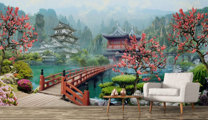 Фреска «Китайский сад»