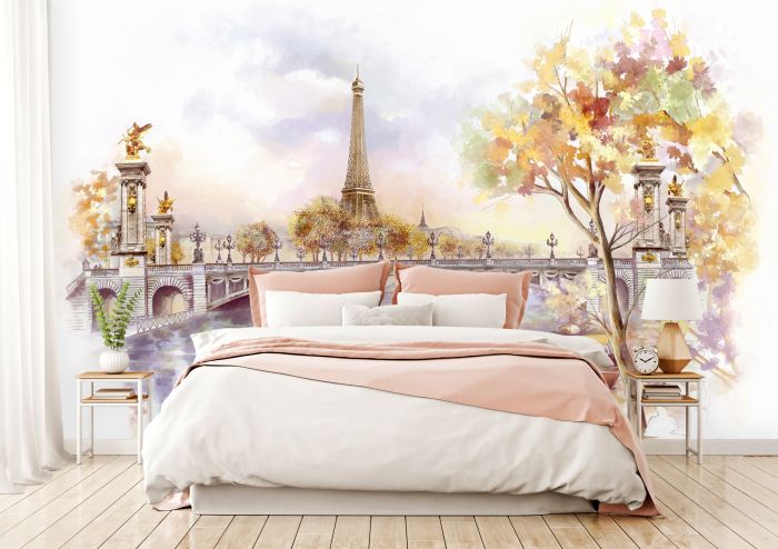 Фреска «Париж осенью»