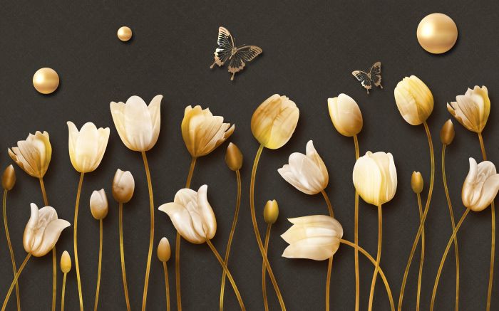 Фотообои «Тюльпаны миниатюрные»