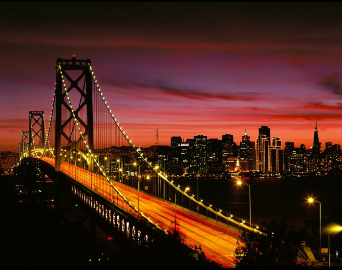 Фотообои «Сан-Франциско после заката»