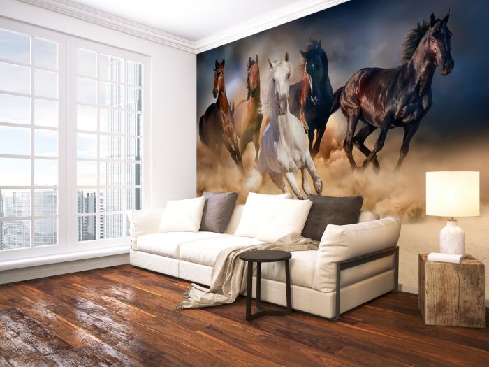 Фреска «Резвые лошади»