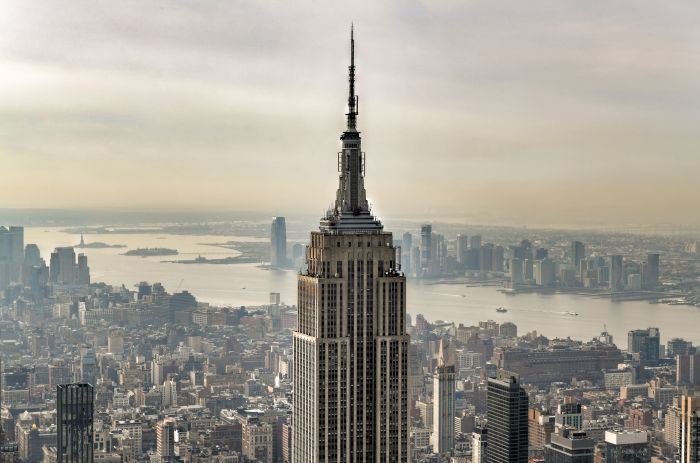 Фреска «Вид на высотку в Нью-Йорке»