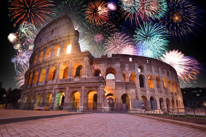 Фотообои «Ночной Колизей в Риме»