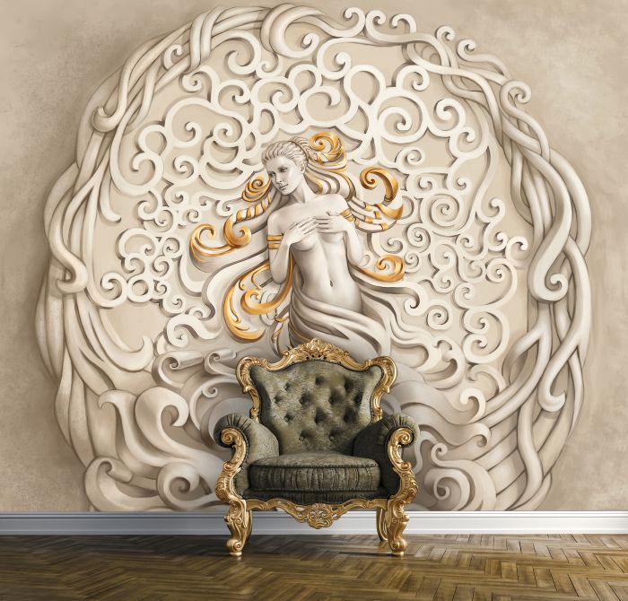 Фреска «Прекрасная богиня»