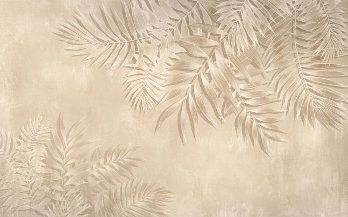 Фотообои «Отпечаток пальмовых листьев»