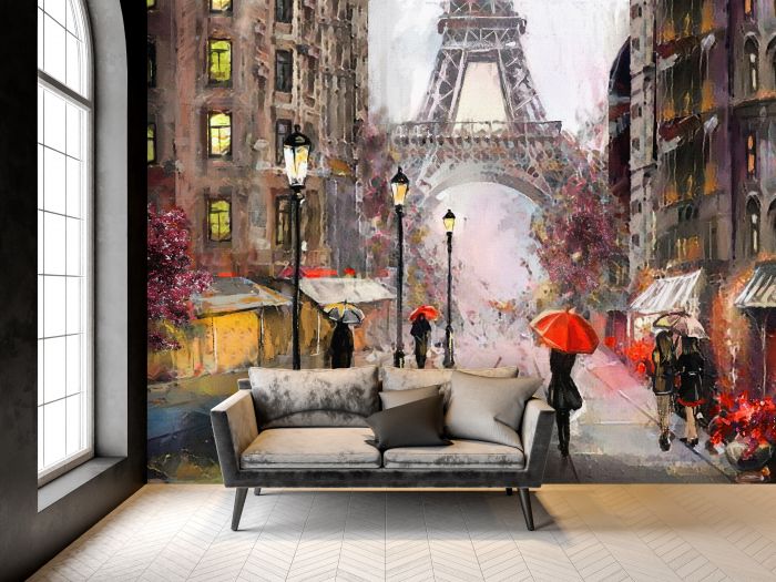Фреска «Париж акварелью»