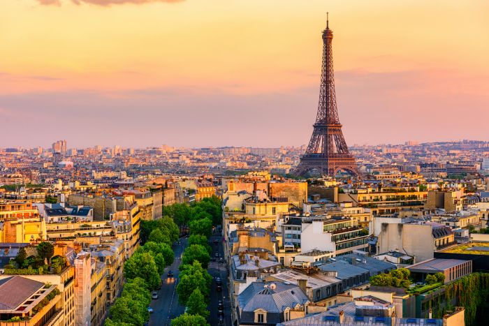 Фреска «Главная башня Парижа»