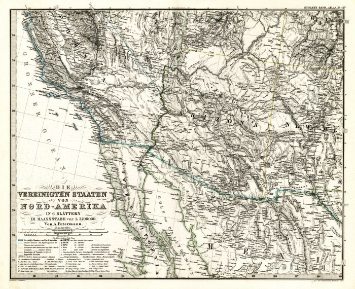 Фотообои «Старинная карта северной Америки»